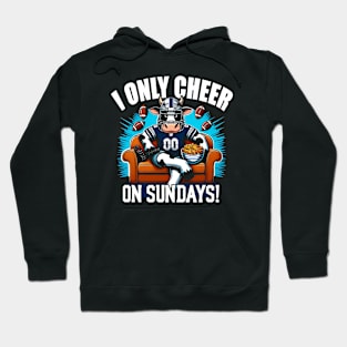 Funny Football Fan Tee - Dallas on Sundays Hoodie